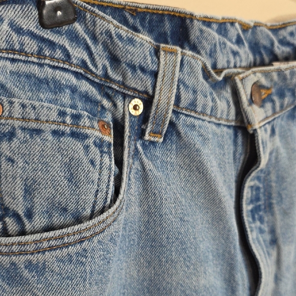 Levi's 565 Vintage 1996 Jeans Women's Loose Fit Straight Wide Leg Blue Denim 11 - Picture 6 of 8